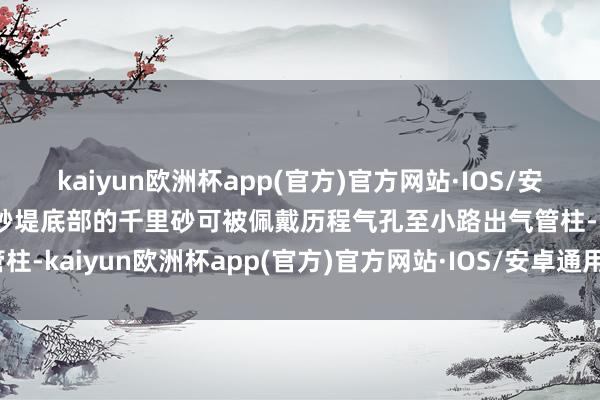 kaiyun欧洲杯app(官方)官方网站·IOS/安卓通用版/手机APP下载砂堤底部的千里砂可被佩戴历程气孔至小路出气管柱-kaiyun欧洲杯app(官方)官方网站·IOS/安卓通用版/手机APP下载