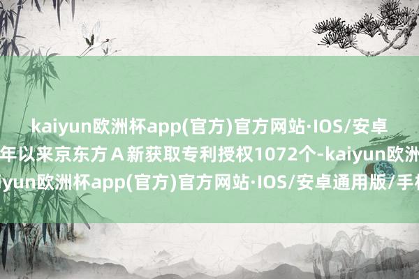 kaiyun欧洲杯app(官方)官方网站·IOS/安卓通用版/手机APP下载本年以来京东方Ａ新获取专利授权1072个-kaiyun欧洲杯app(官方)官方网站·IOS/安卓通用版/手机APP下载