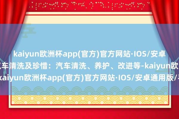 kaiyun欧洲杯app(官方)官方网站·IOS/安卓通用版/手机APP下载  汽车清洗及珍惜：汽车清洗、养护、改进等-kaiyun欧洲杯app(官方)官方网站·IOS/安卓通用版/手机APP下载