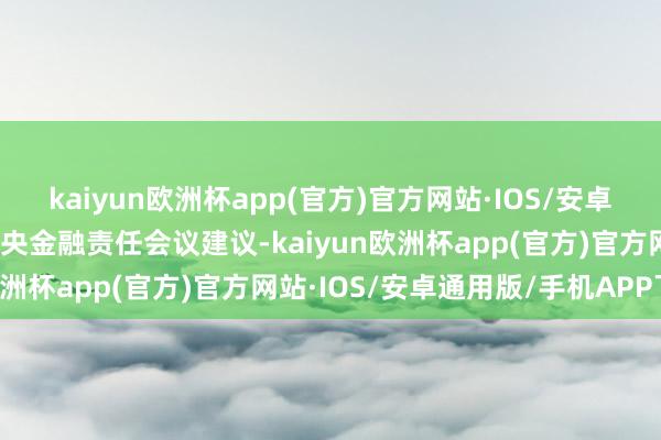 kaiyun欧洲杯app(官方)官方网站·IOS/安卓通用版/手机APP下载中央金融责任会议建议-kaiyun欧洲杯app(官方)官方网站·IOS/安卓通用版/手机APP下载