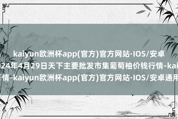 kaiyun欧洲杯app(官方)官方网站·IOS/安卓通用版/手机APP下载2024年4月29日天下主要批发市集葡萄柚价钱行情-kaiyun欧洲杯app(官方)官方网站·IOS/安卓通用版/手机APP下载