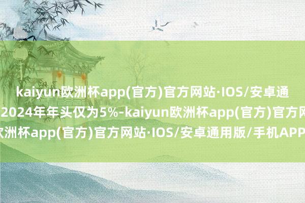 kaiyun欧洲杯app(官方)官方网站·IOS/安卓通用版/手机APP下载而在2024年年头仅为5%-kaiyun欧洲杯app(官方)官方网站·IOS/安卓通用版/手机APP下载