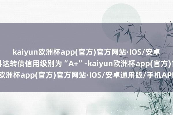 kaiyun欧洲杯app(官方)官方网站·IOS/安卓通用版/手机APP下载科达转债信用级别为“A+”-kaiyun欧洲杯app(官方)官方网站·IOS/安卓通用版/手机APP下载