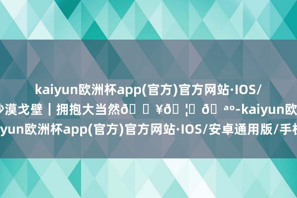 kaiyun欧洲杯app(官方)官方网站·IOS/安卓通用版/手机APP下载沙漠戈壁｜拥抱大当然🔥🦎🪺-kaiyun欧洲杯app(官方)官方网站·IOS/安卓通用版/手机APP下载