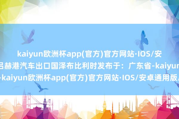 kaiyun欧洲杯app(官方)官方网站·IOS/安卓通用版/手机APP下载吕赫港汽车出口国泽布比利时发布于：广东省-kaiyun欧洲杯app(官方)官方网站·IOS/安卓通用版/手机APP下载