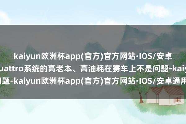 kaiyun欧洲杯app(官方)官方网站·IOS/安卓通用版/手机APP下载quattro系统的高老本、高油耗在赛车上不是问题-kaiyun欧洲杯app(官方)官方网站·IOS/安卓通用版/手机APP下载