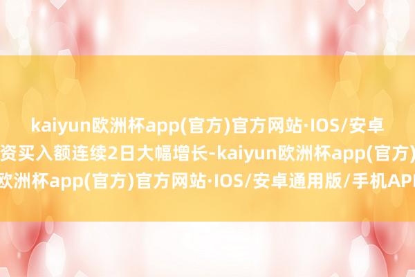 kaiyun欧洲杯app(官方)官方网站·IOS/安卓通用版/手机APP下载融资买入额连续2日大幅增长-kaiyun欧洲杯app(官方)官方网站·IOS/安卓通用版/手机APP下载