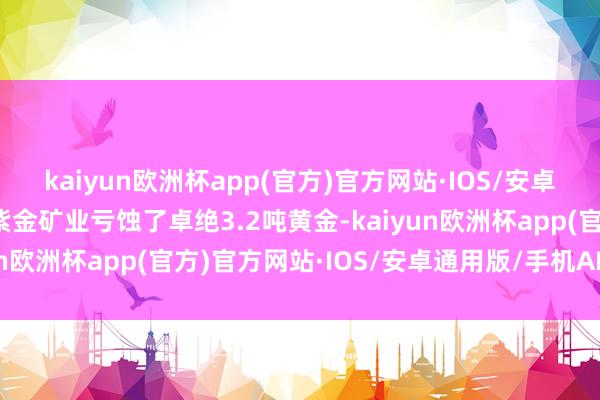 kaiyun欧洲杯app(官方)官方网站·IOS/安卓通用版/手机APP下载紫金矿业亏蚀了卓绝3.2吨黄金-kaiyun欧洲杯app(官方)官方网站·IOS/安卓通用版/手机APP下载