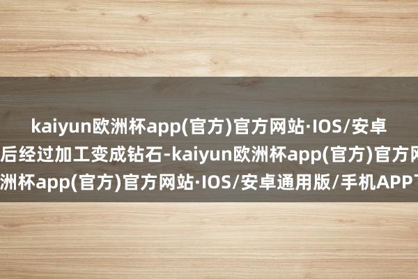 kaiyun欧洲杯app(官方)官方网站·IOS/安卓通用版/手机APP下载然后经过加工变成钻石-kaiyun欧洲杯app(官方)官方网站·IOS/安卓通用版/手机APP下载