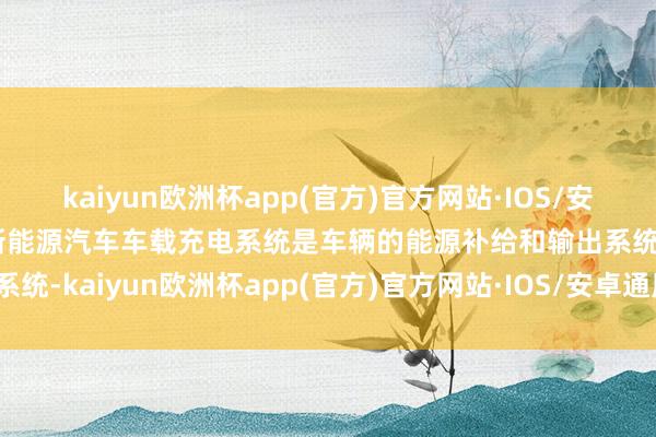 kaiyun欧洲杯app(官方)官方网站·IOS/安卓通用版/手机APP下载新能源汽车车载充电系统是车辆的能源补给和输出系统-kaiyun欧洲杯app(官方)官方网站·IOS/安卓通用版/手机APP下载