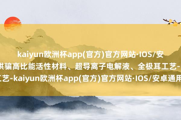 kaiyun欧洲杯app(官方)官方网站·IOS/安卓通用版/手机APP下载哄骗高比能活性材料、超导离子电解液、全极耳工艺-kaiyun欧洲杯app(官方)官方网站·IOS/安卓通用版/手机APP下载