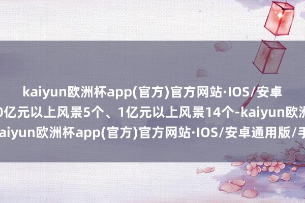 kaiyun欧洲杯app(官方)官方网站·IOS/安卓通用版/手机APP下载10亿元以上风景5个、1亿元以上风景14个-kaiyun欧洲杯app(官方)官方网站·IOS/安卓通用版/手机APP下载