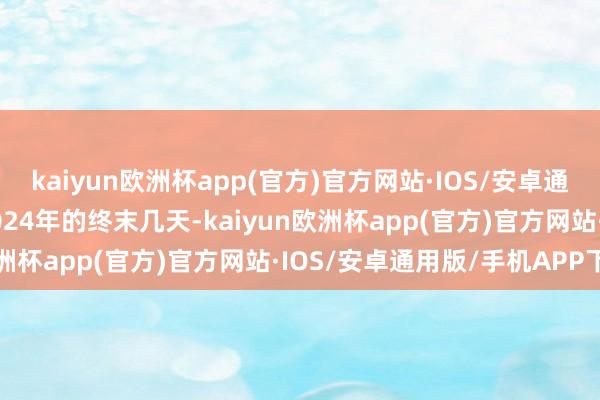 kaiyun欧洲杯app(官方)官方网站·IOS/安卓通用版/手机APP下载在2024年的终末几天-kaiyun欧洲杯app(官方)官方网站·IOS/安卓通用版/手机APP下载