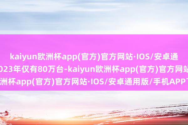 kaiyun欧洲杯app(官方)官方网站·IOS/安卓通用版/手机APP下载到2023年仅有80万台-kaiyun欧洲杯app(官方)官方网站·IOS/安卓通用版/手机APP下载