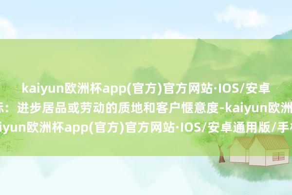 kaiyun欧洲杯app(官方)官方网站·IOS/安卓通用版/手机APP下载指标：进步居品或劳动的质地和客户惬意度-kaiyun欧洲杯app(官方)官方网站·IOS/安卓通用版/手机APP下载