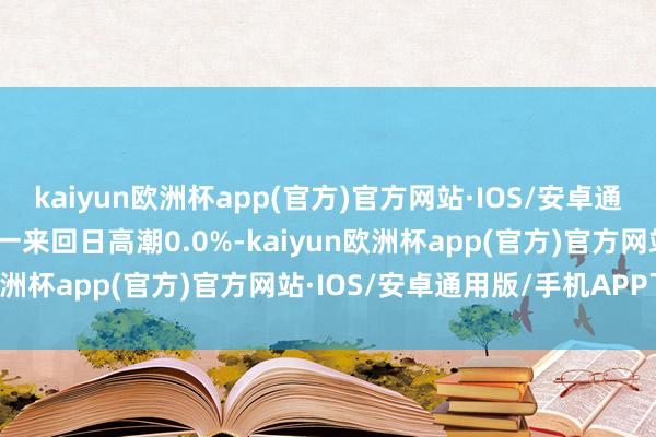 kaiyun欧洲杯app(官方)官方网站·IOS/安卓通用版/手机APP下载较前一来回日高潮0.0%-kaiyun欧洲杯app(官方)官方网站·IOS/安卓通用版/手机APP下载